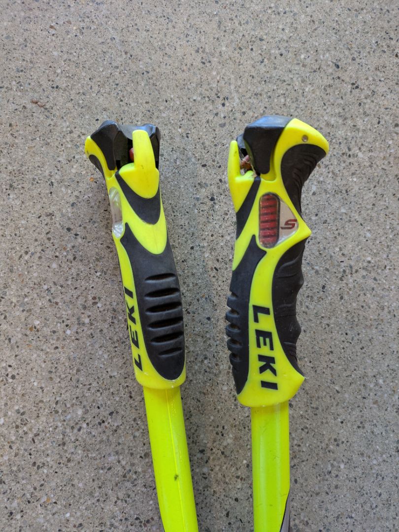 Red Leki Worldcup GS, 125 cm