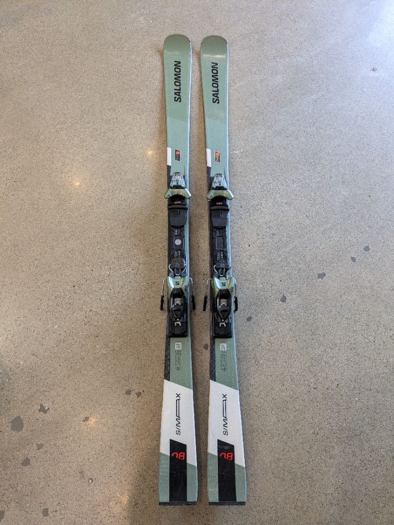 Green Salomon S/MAX 8, 170 cm