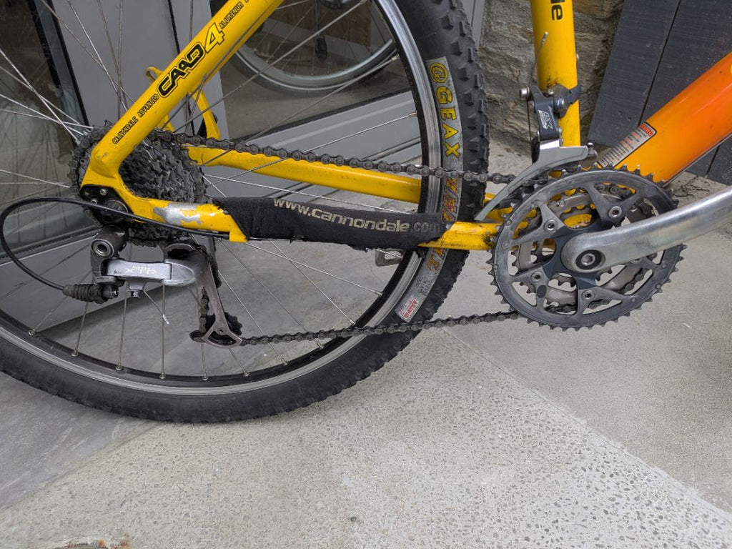 Orange Cannondale F1000 SL, 18 inch - Medium