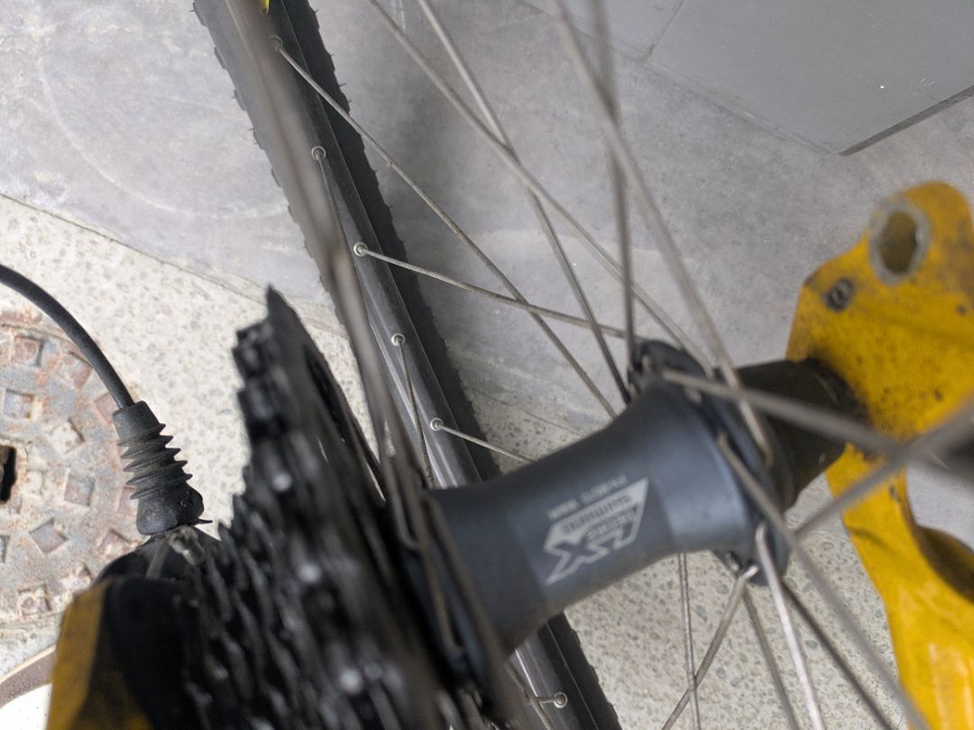 Orange Cannondale F1000 SL, 18 inch - Medium