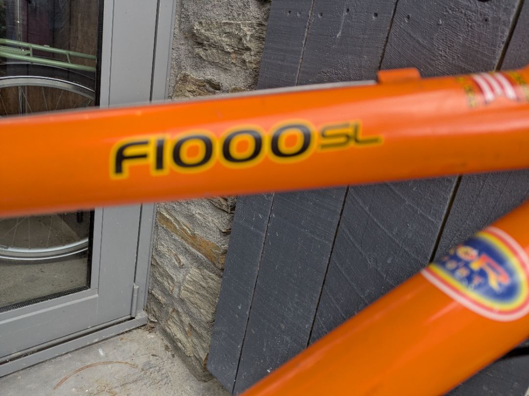 Orange Cannondale F1000 SL, 18 inch - Medium