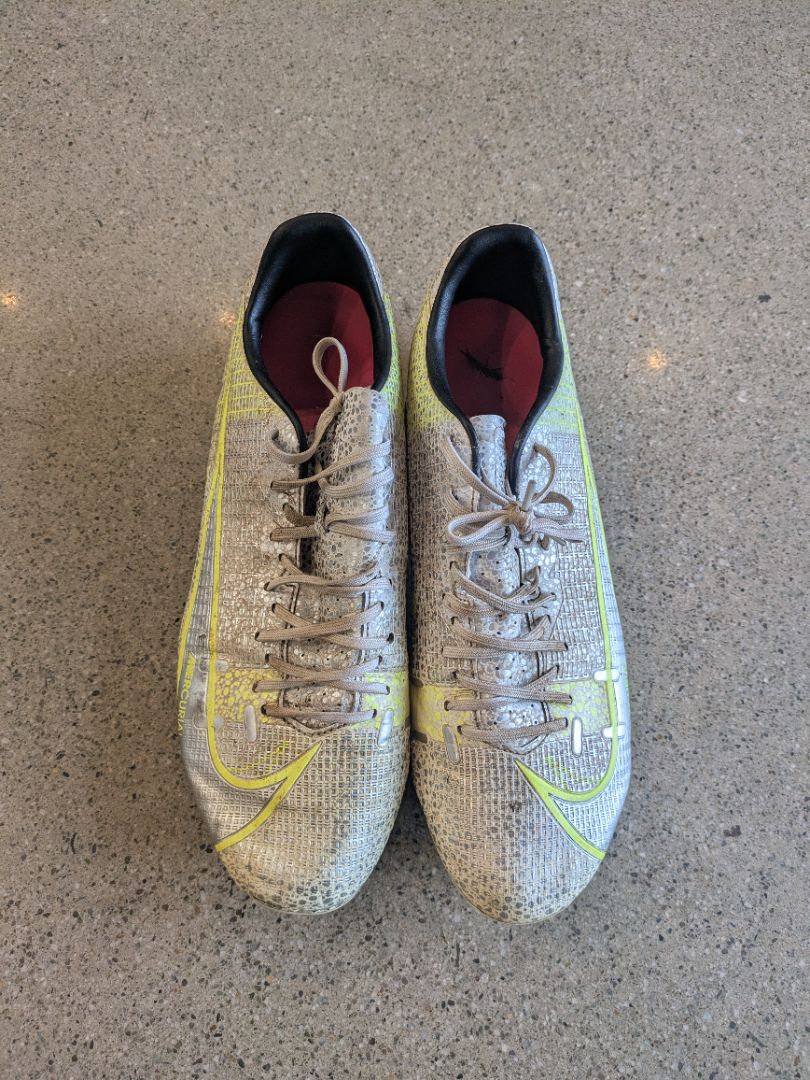 Silver Nike Mercurial Vapor 14 Elite SG-Pro, EU 45