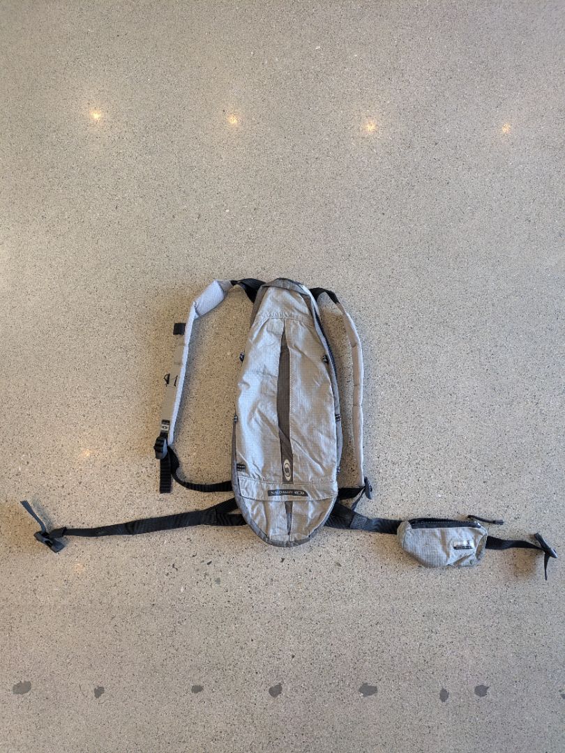 Grey Salomon Hydration backpack