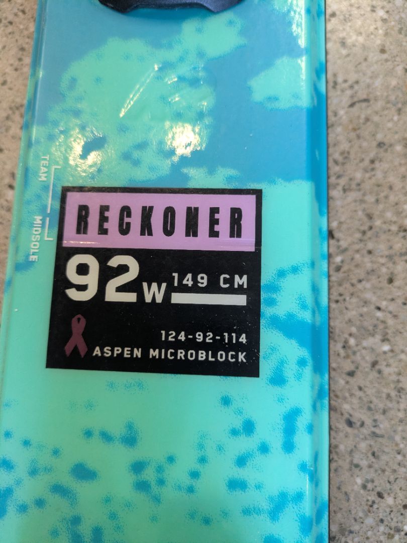 Blue K2 Reckoner 92 W, 149 cm
