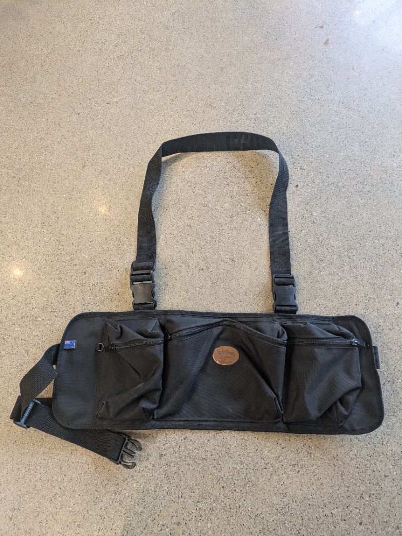 Black Tight Lines Surfcasting Waist Pack