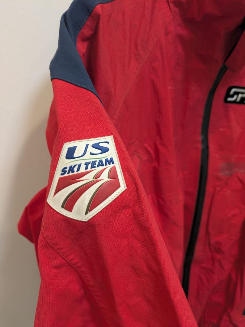 Red/Navy Spyder U.S. Ski Team Jacket, S