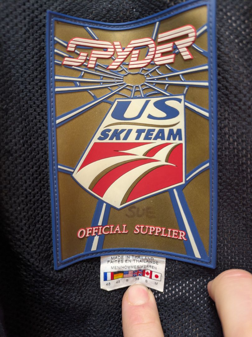 Red/Navy Spyder U.S. Ski Team Jacket, S