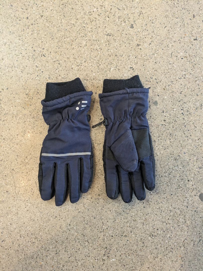 Navy  Insulated Winter Gloves, Small Adult