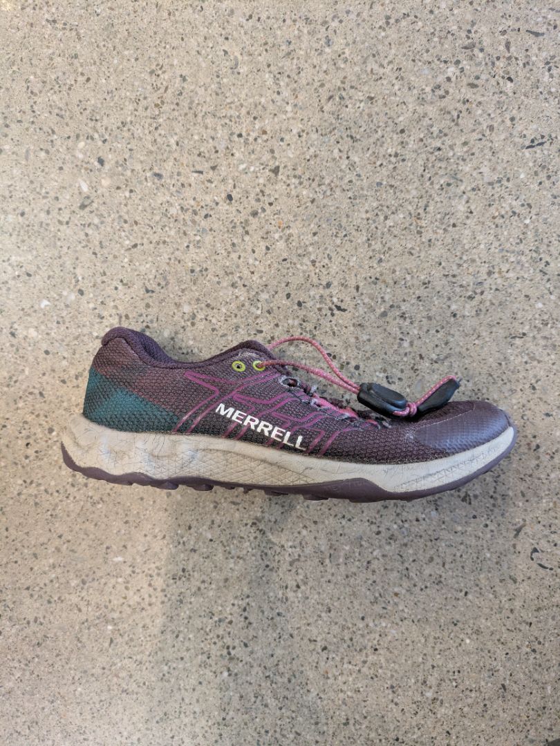 Purple Merrell Kids Trail Shoes, EU 31