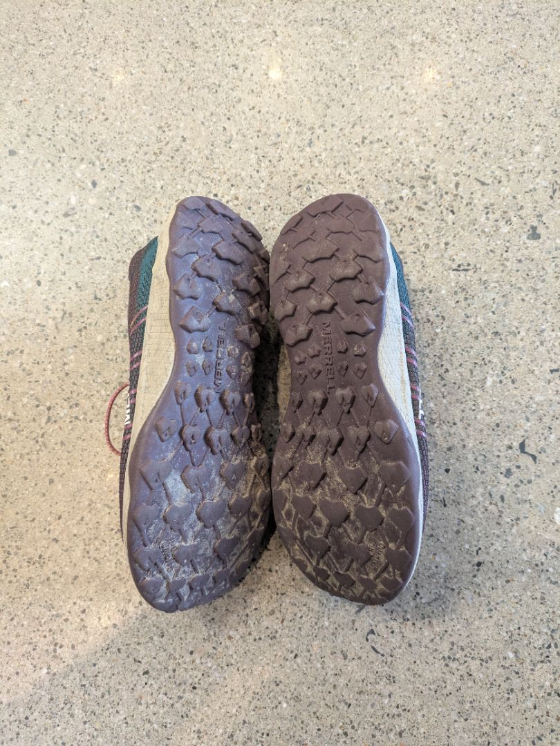 Purple Merrell Kids Trail Shoes, EU 31