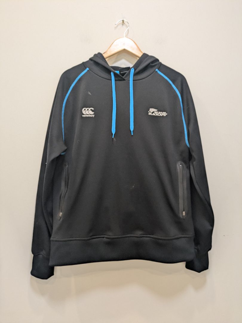 Black Canterbury BLACKCAPS Hoodie, M