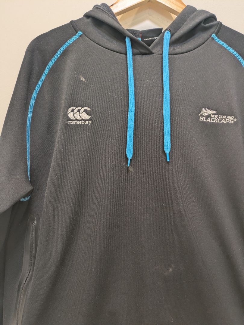 Black Canterbury BLACKCAPS Hoodie, M