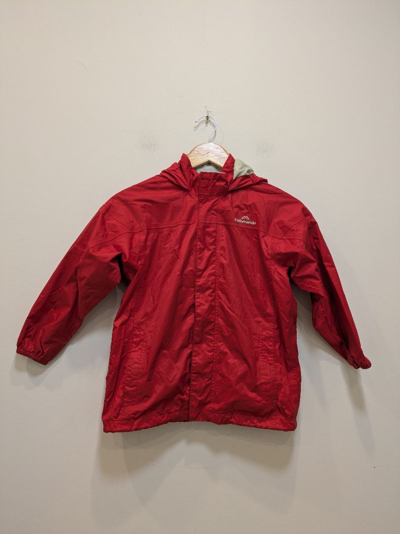 Red Kathmandu Rain Jacket, 6 Years