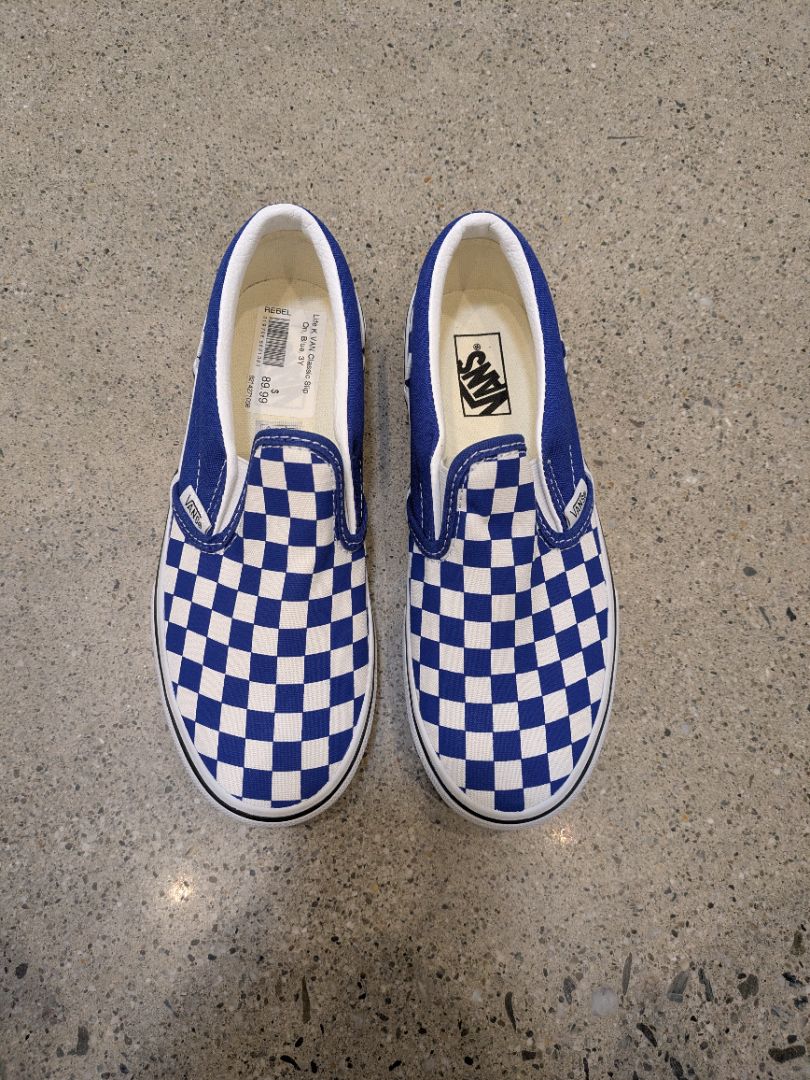 Blue Vans Classic Slip-On, EU 35