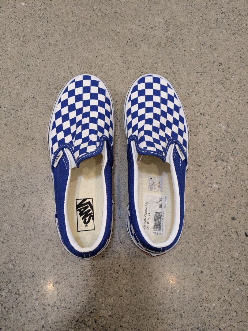 Blue Vans Classic Slip-On, EU 35