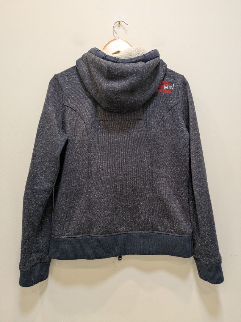 Navy Superdry Storm Zip Hood, L