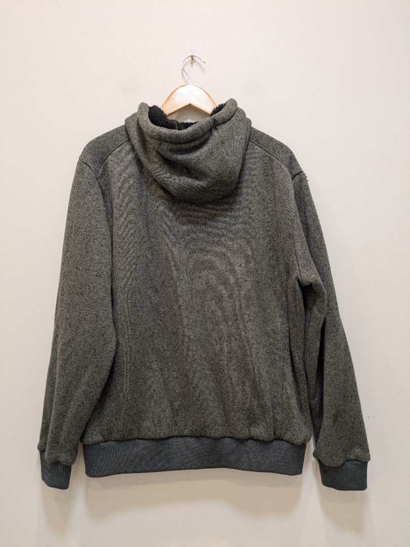 Grey Mountain Warehouse Sherpa Lined Hoodie, L