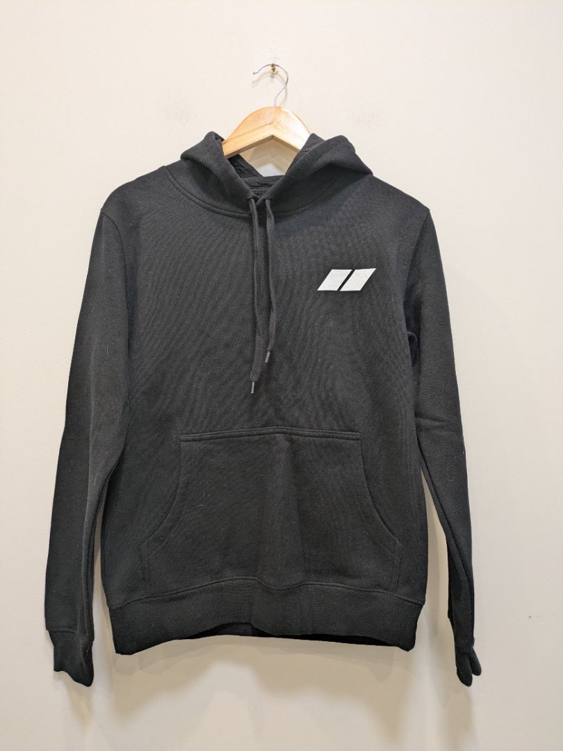 Black Thrila Graphic Hoodie, XS