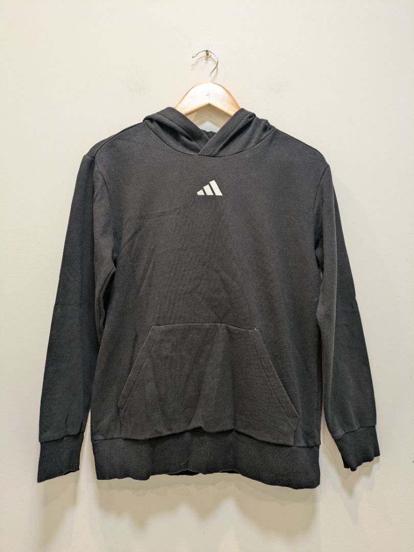 Black Adidas Pullover Hoodie, 164 / 13-14Y