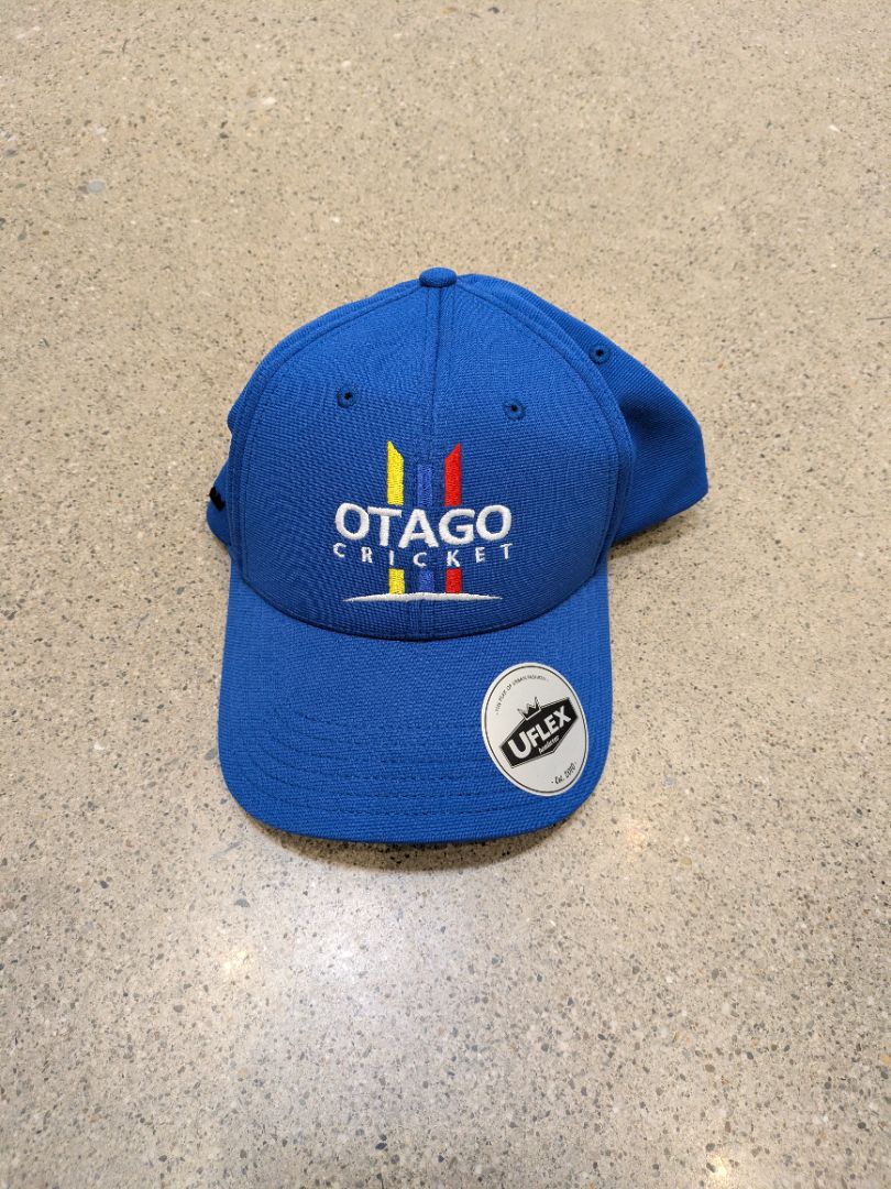 Blue Uflex Otago Cricket Cap, Adjustable / One Size