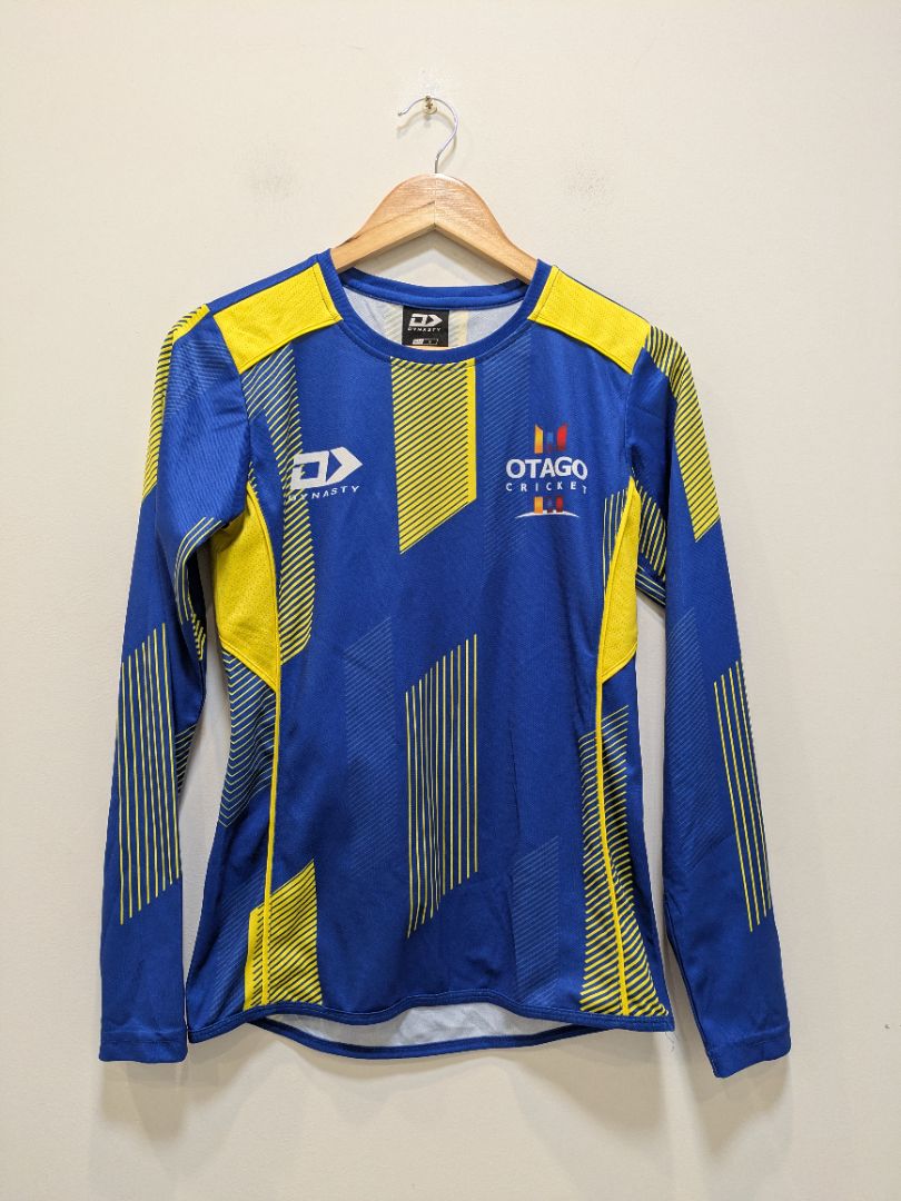 Blue Dynasty Otago Cricket Long Sleeve Training Top, Women's 8