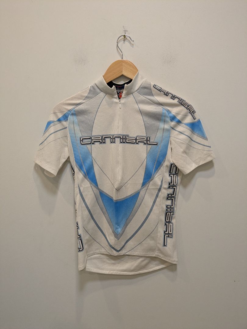White Cannibal Cycling Jersey, S