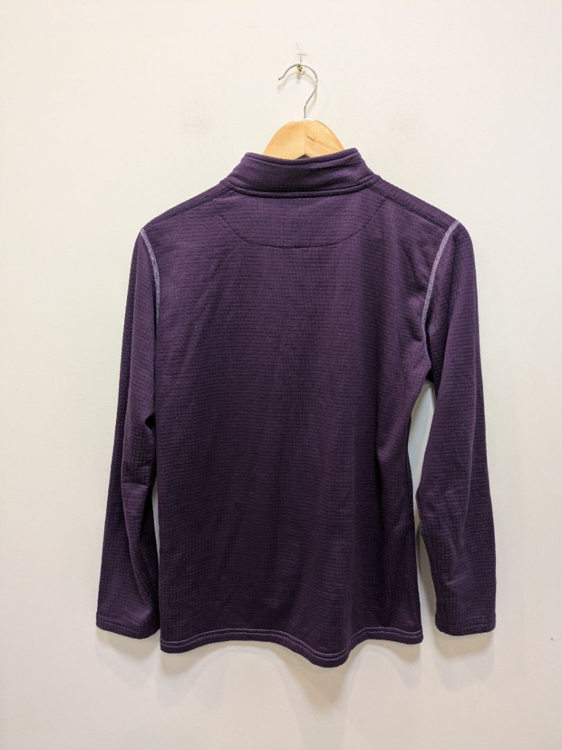 Purple HeatLast Quarter-Zip Thermal Top, S