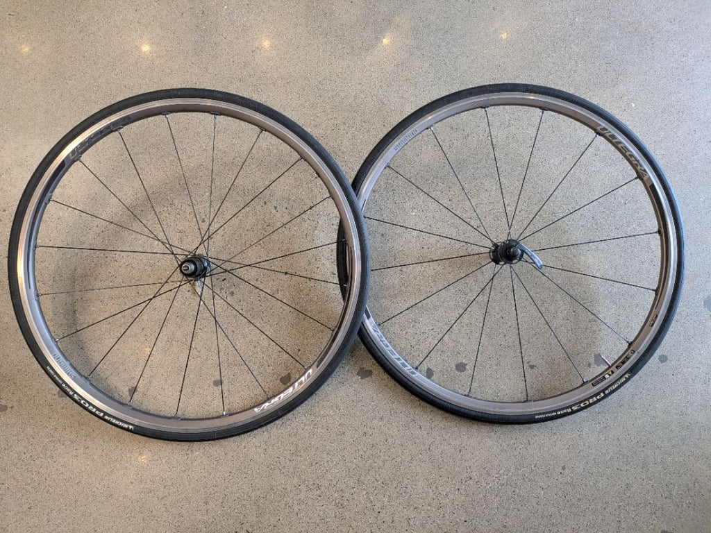 Grey Shimano WH-6800 Wheelset, 700C