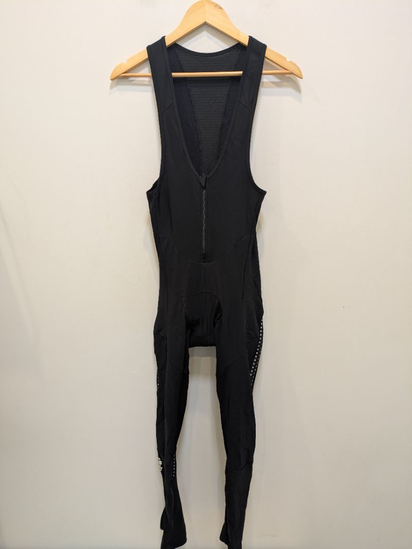 Black Dhb Thermal Bib Tights, L