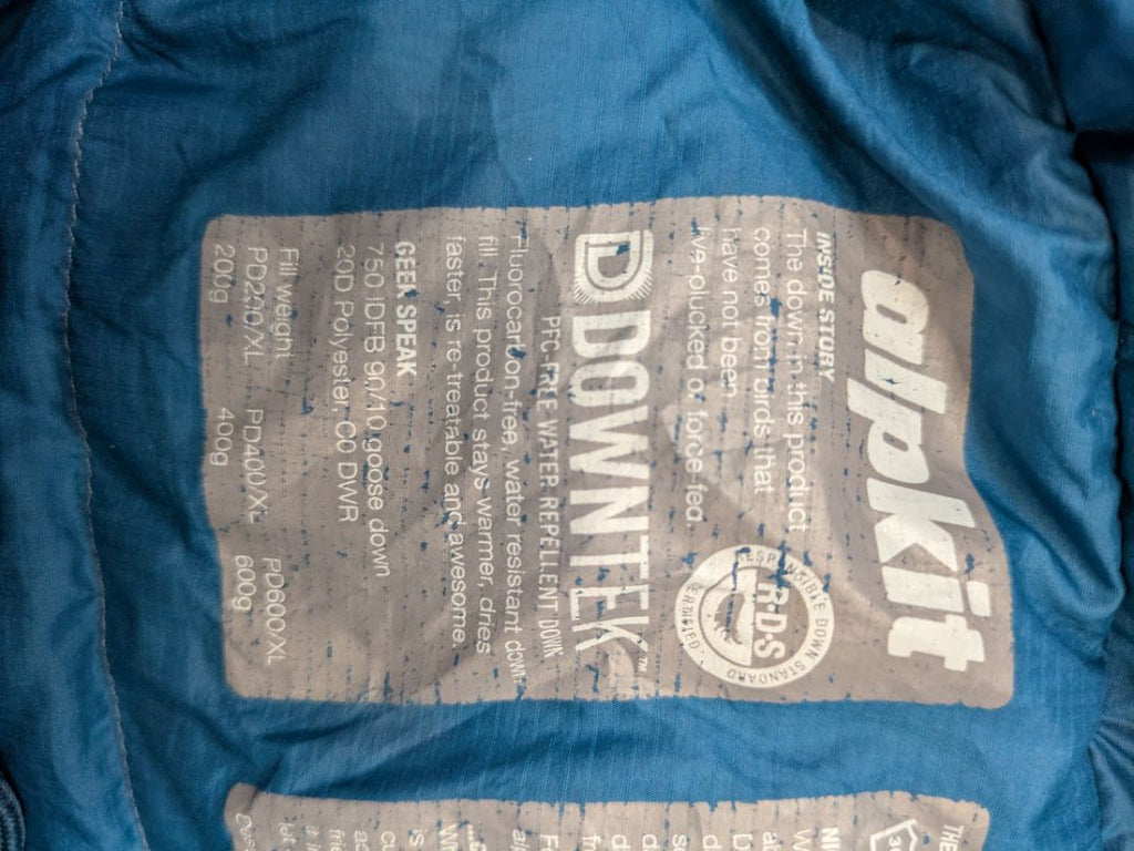 Blue Alpkit Pipedream 400, Long