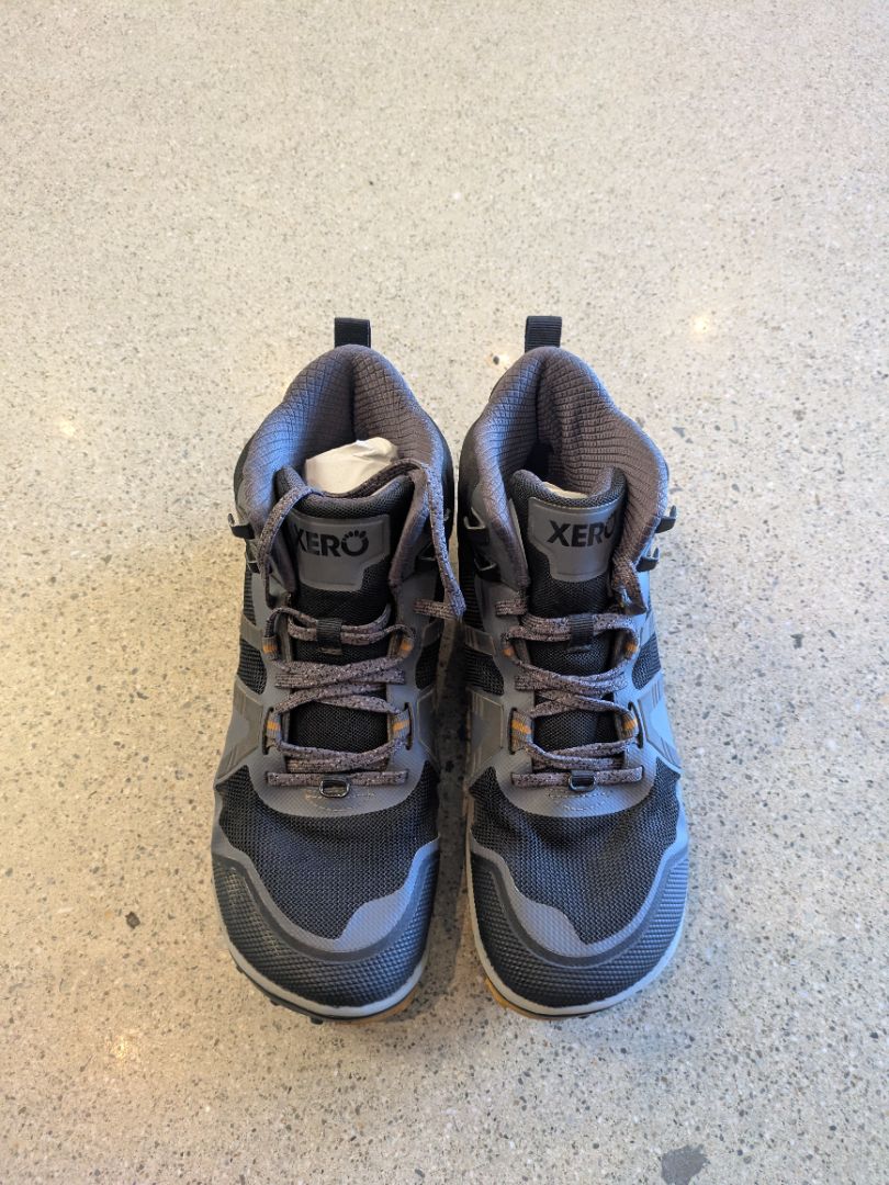 Black Xero Shoes Scrambler Mid II, EU 42