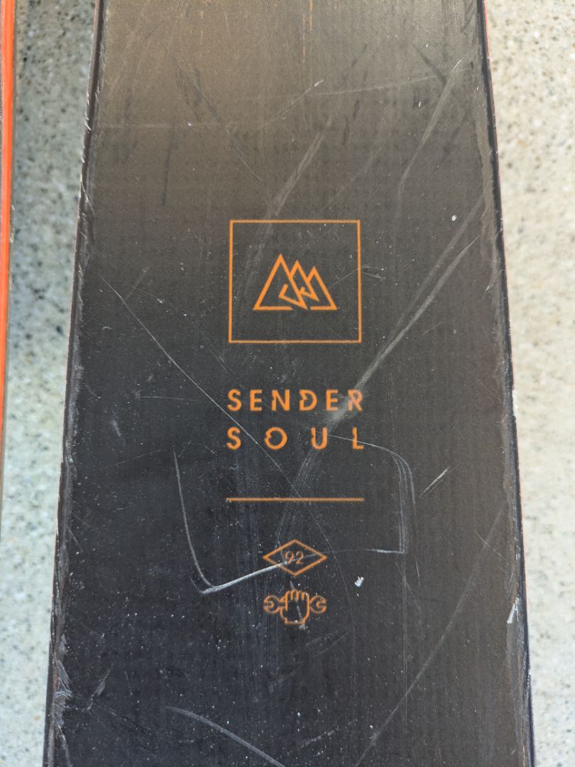 Orange Rossignol Sender Soul 92, 166 cm