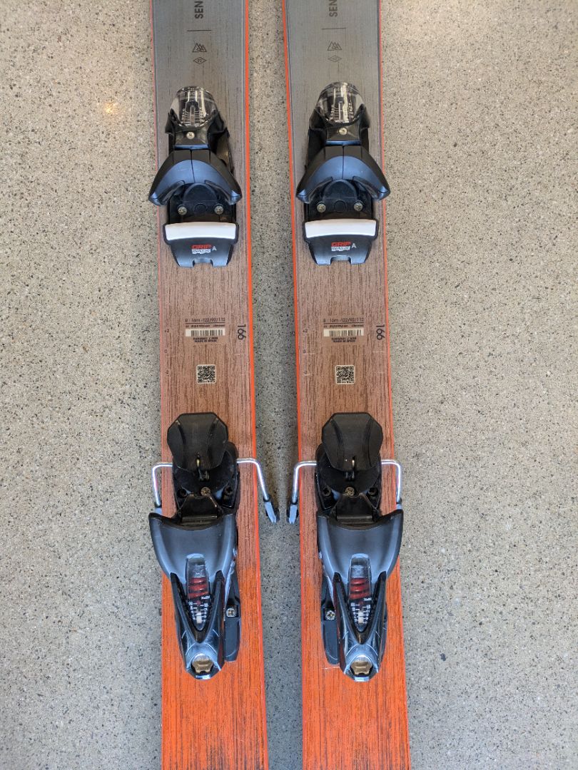 Orange Rossignol Sender Soul 92, 166 cm