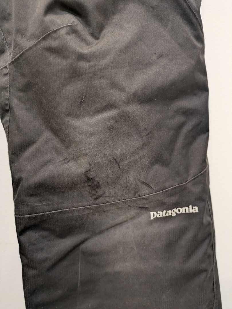 Black Patagonia Kids Ski Pants, Kids 12