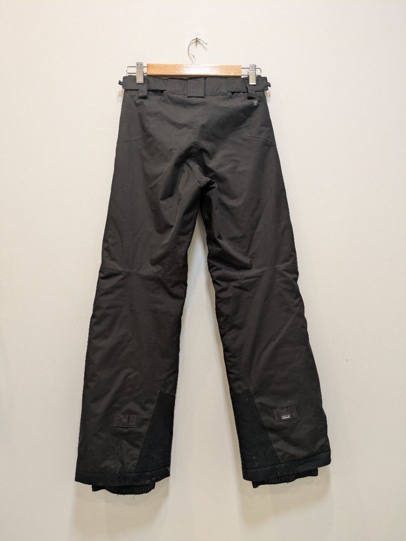 Black Patagonia Kids Ski Pants, Kids 12