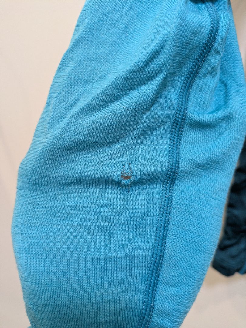 Blue Icebreaker Merino 200 Long Sleeve, 14Y / 164 cm