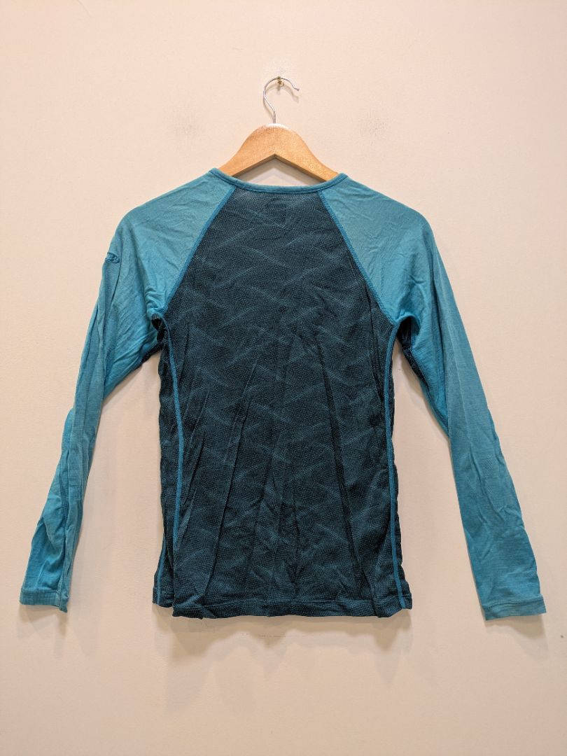 Blue Icebreaker Merino 200 Long Sleeve, 14Y / 164 cm