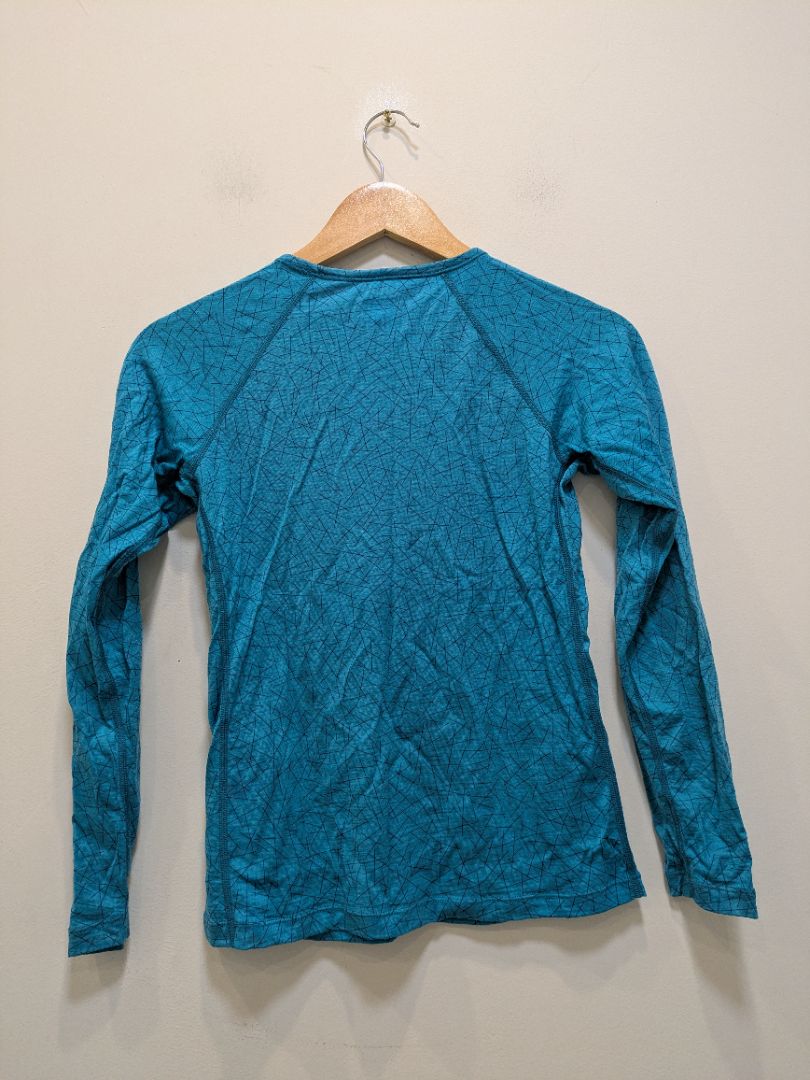 Blue Icebreaker Merino 200 Long Sleeve, 12Y / 152 cm