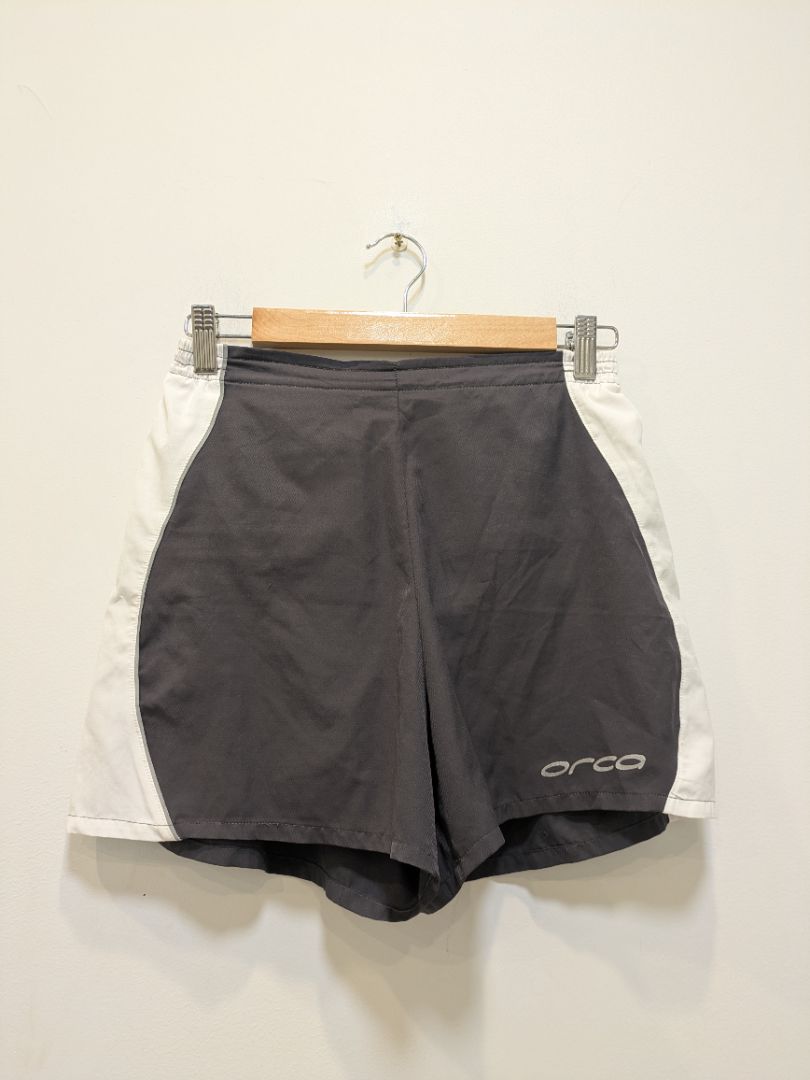 Grey Orca Running Shorts, S