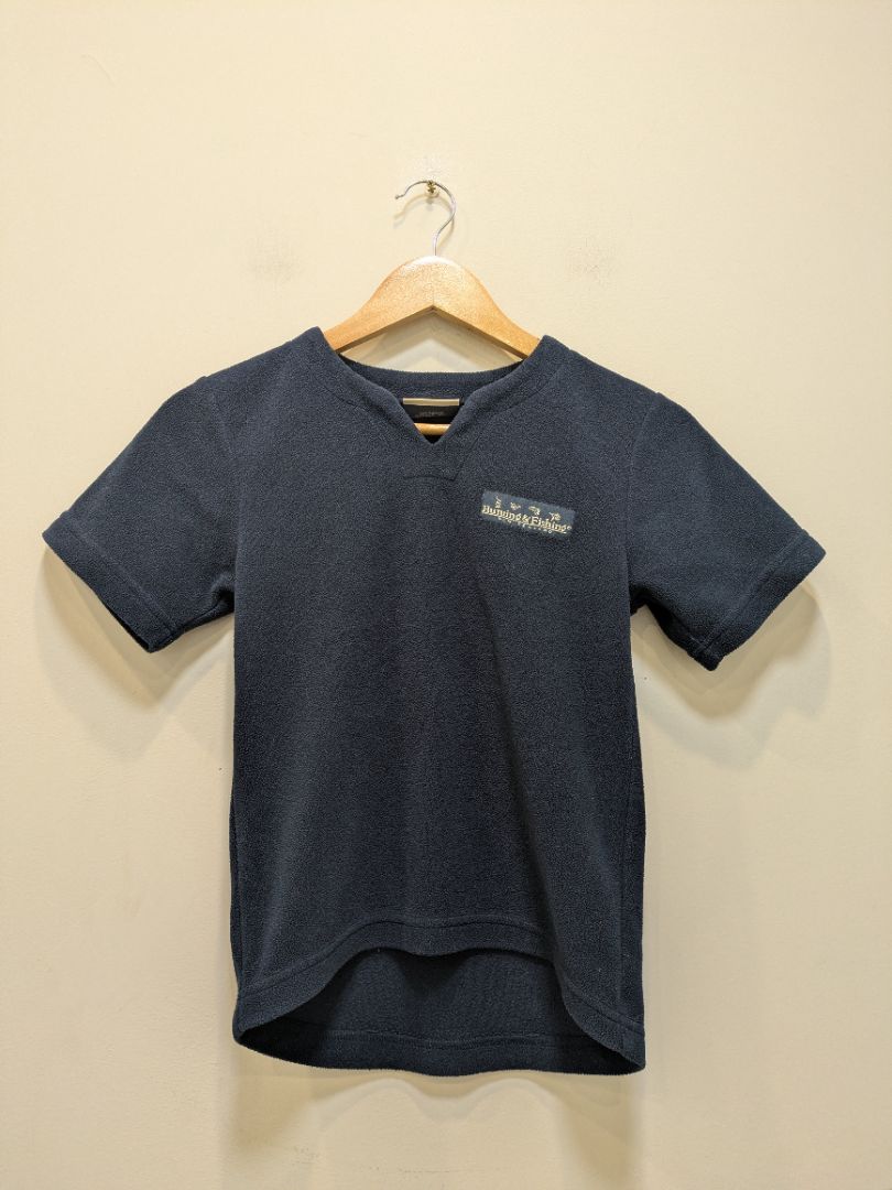 Navy Hunting & Fishing Kids Short Sleeve Fleece, 6