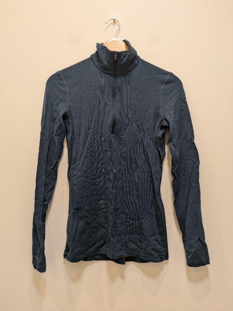 Navy Icebreaker Merino 260 Half Zip, S