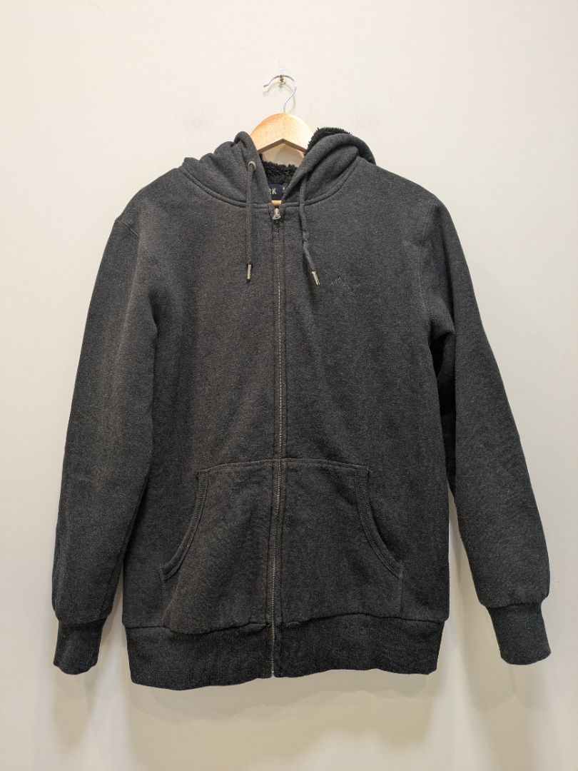 Grey Park Sherpa Lined Zip Hoodie, S
