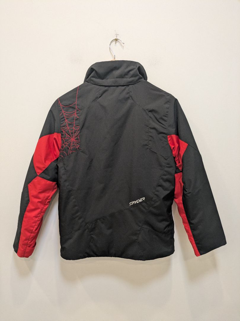 Black Spyder Ski Jacket, Kids 14