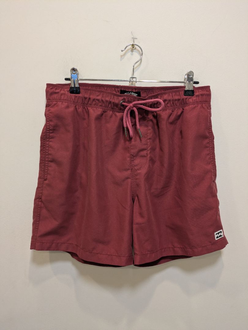 Burgundy Billabong Boardshorts, M