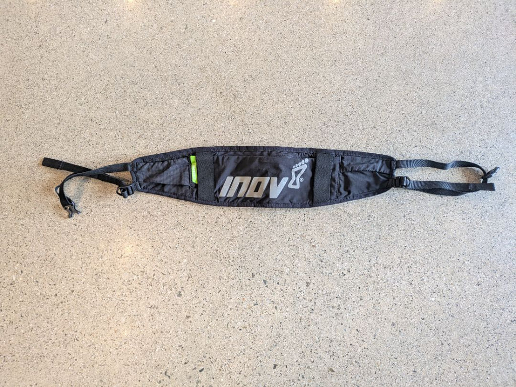 Black Inov-8 Race Belt, Adjustable