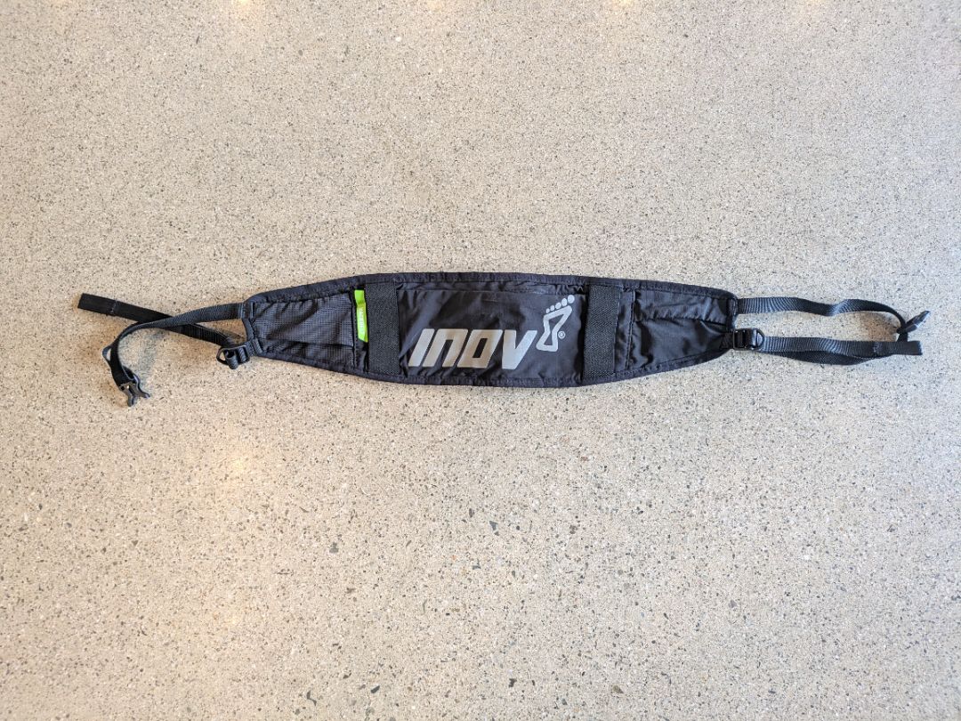 Black Inov-8 Race Belt, Adjustable