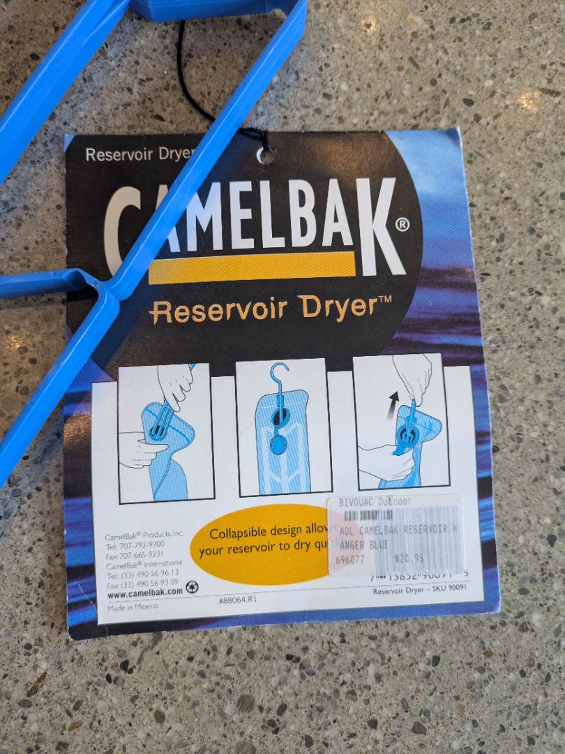 Blue CamelBak Reservoir Dryer