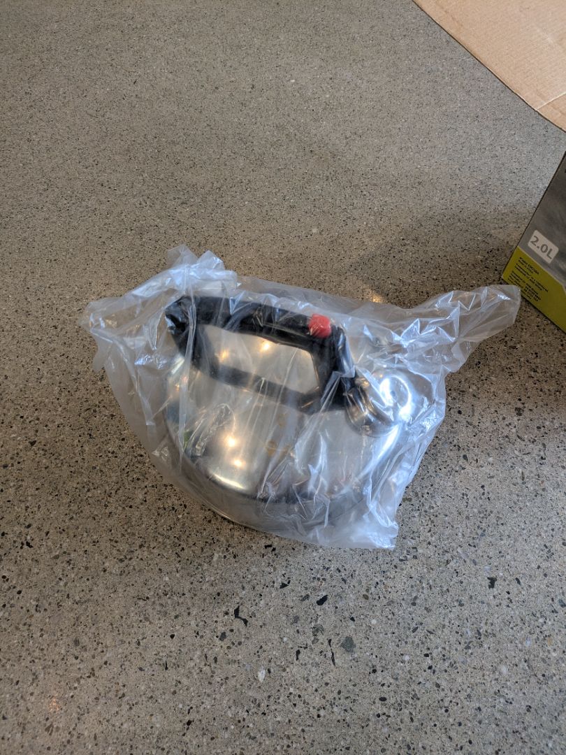 Silver Campmaster Whistling Kettle