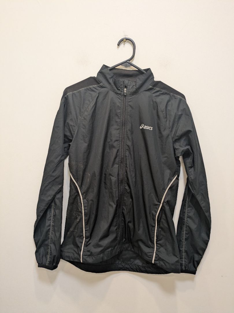 Black Asics Running Jacket, S
