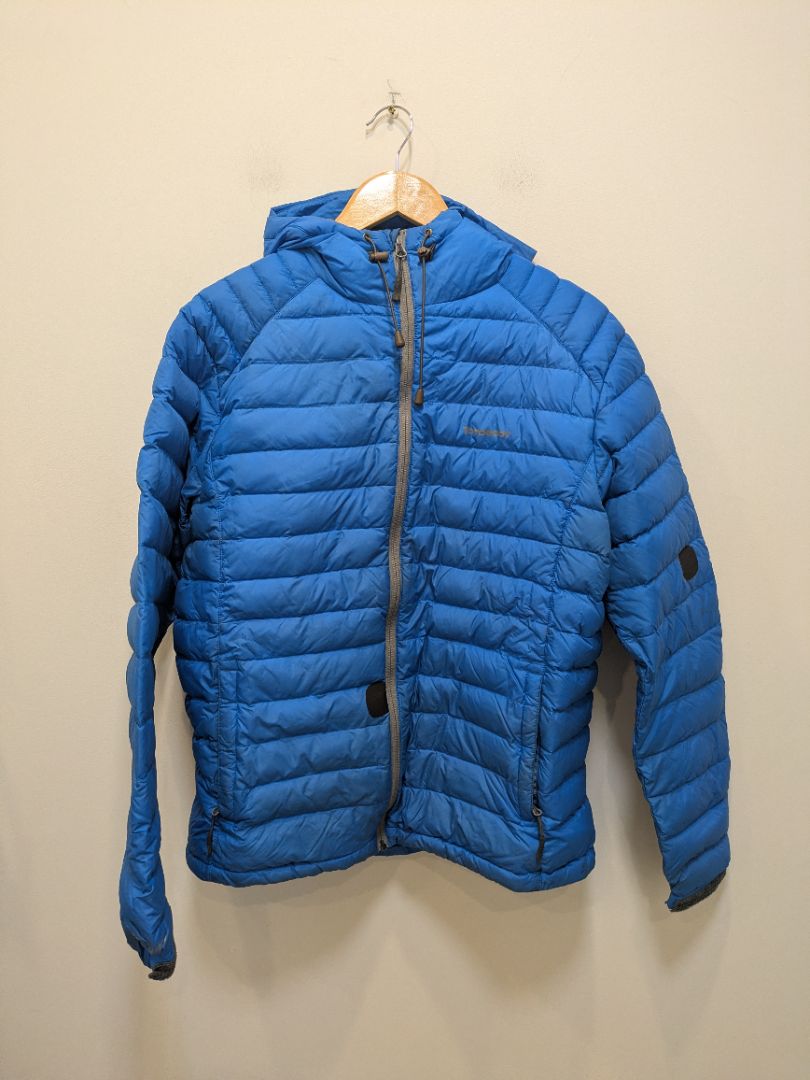Blue Torpedo7 Hooded Down Jacket, M
